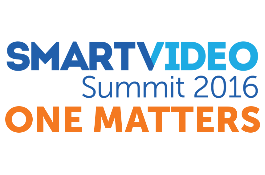“One Matters” at the 4th annual SmartVideo Summit
