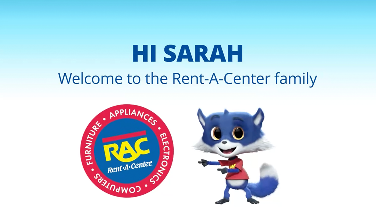 Rent-A-Center - Personalized video example poster image